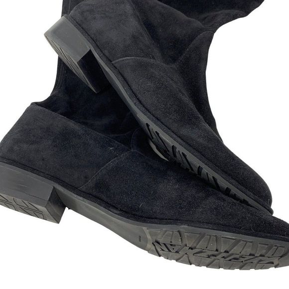 Stuart Weitzman Womens Lowland Over The Knee Boot Black Suede Stretch 9.5W 2586 - Picture 5 of 16